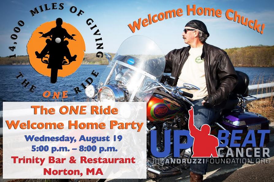 The ONE Ride welcome home party